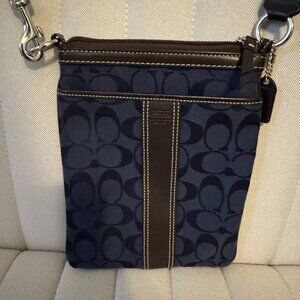 Coach Navy Blue Crossbody Bag